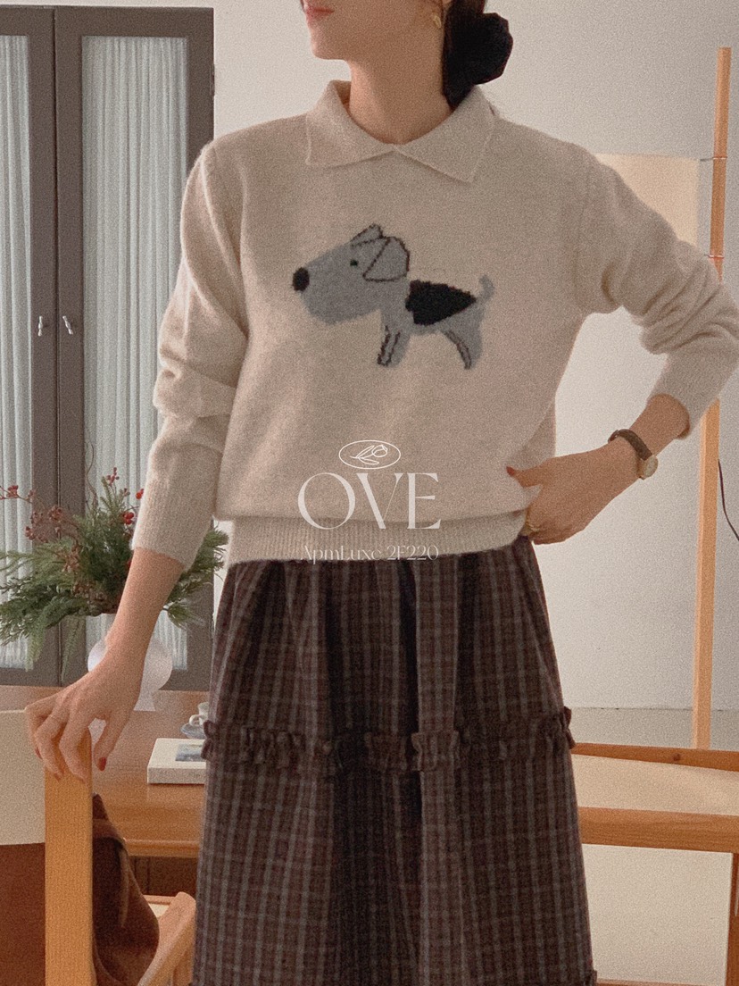 OVE東大門㊣代購女士新款推薦真品人氣職業25秋冬熱賣針織衫OVE針織衫