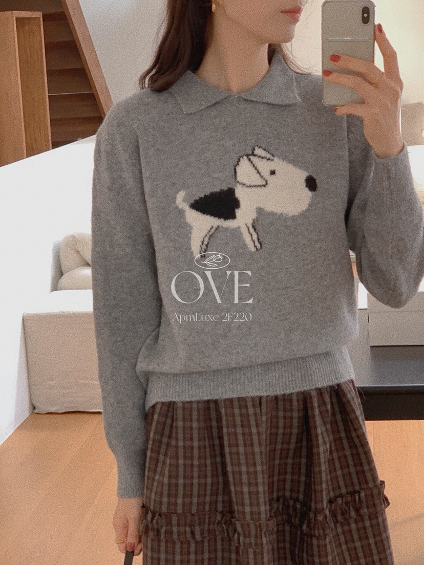 OVE東大門㊣代購女士新款推薦真品人氣職業25秋冬熱賣針織衫OVE針織衫