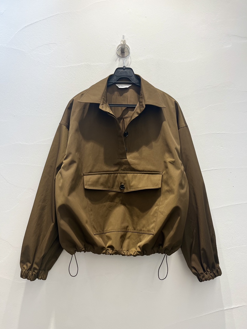 BROWN PAPER-S東大門㊣實拍女裝新款休閑職業25秋冬夾克連帽BROWN PAPER-S夾克圖色1