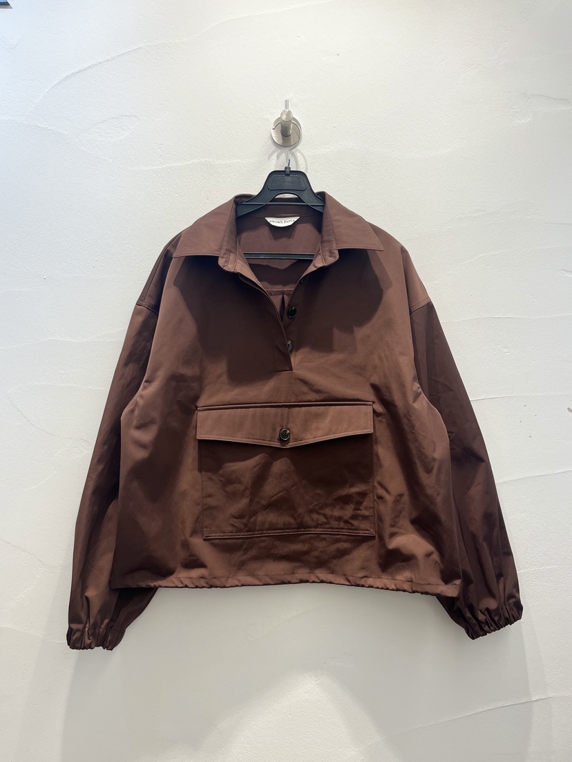 BROWN PAPER-S東大門㊣實拍女裝新款休閑職業25秋冬夾克連帽BROWN PAPER-S夾克圖色3