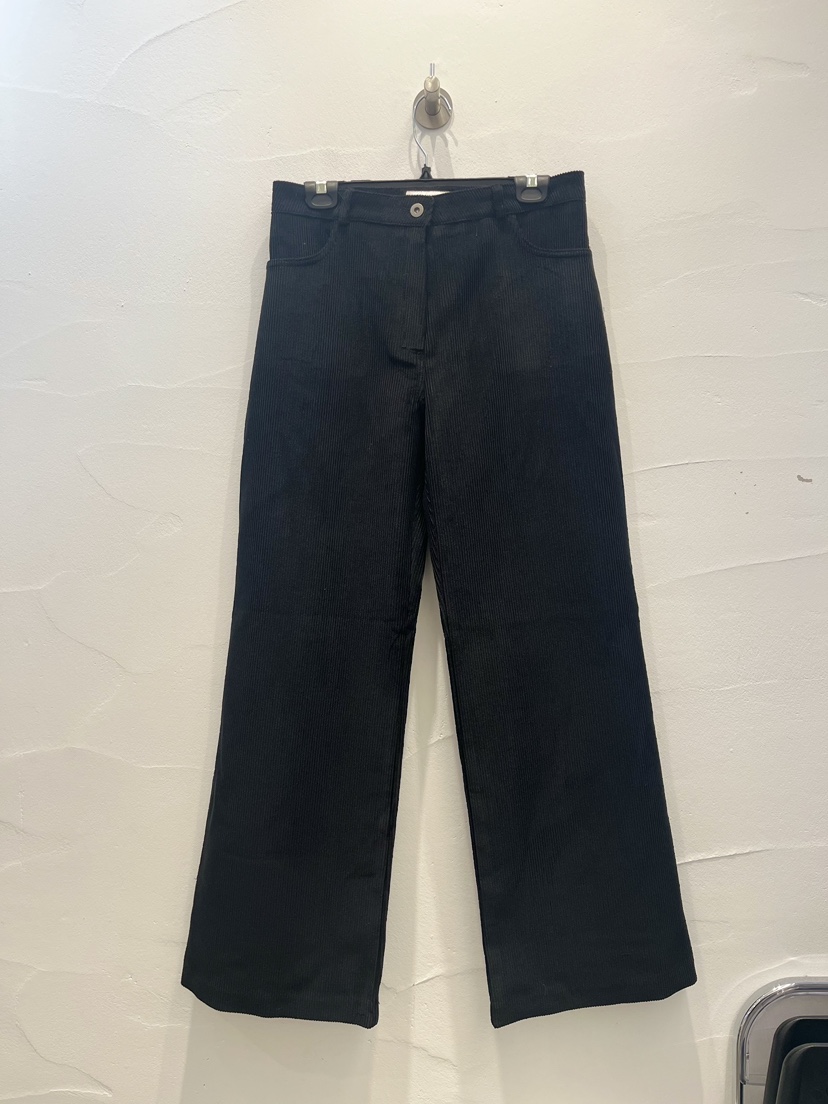 BROWN PAPER-S韓國代購㊣女士新品推薦人氣熱賣時尚休閑褲BROWN PAPER-S休閑褲圖色3黑色