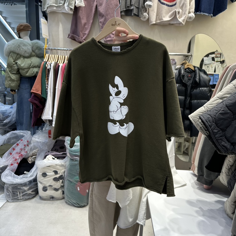 REPLAY東大門㊣實拍女士新款25秋冬推薦熱賣人氣職業真品T恤REPLAYT恤圖色2