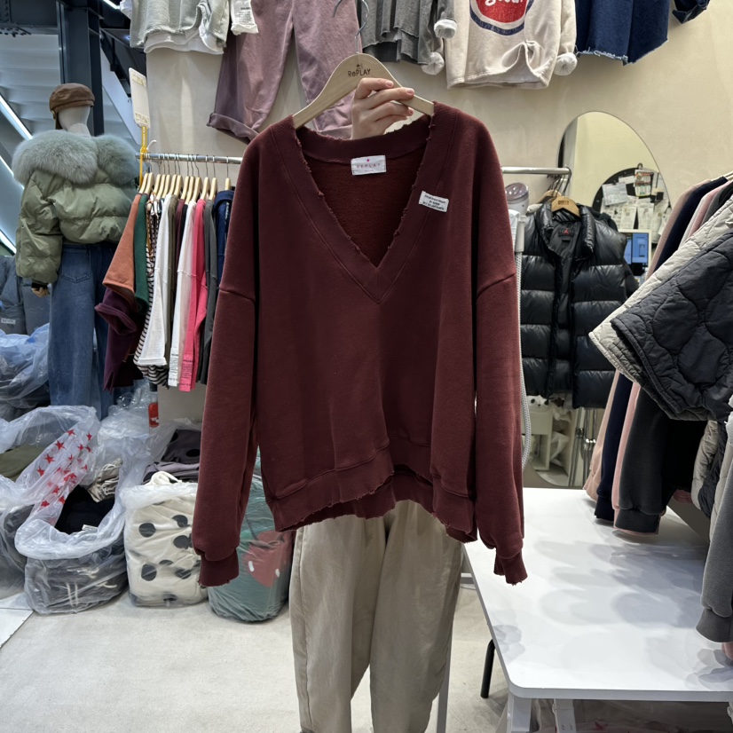 REPLAY東大門㊣直郵女裝新款熱賣休閑真品25秋冬時尚人氣衛衣REPLAY衛衣圖色3