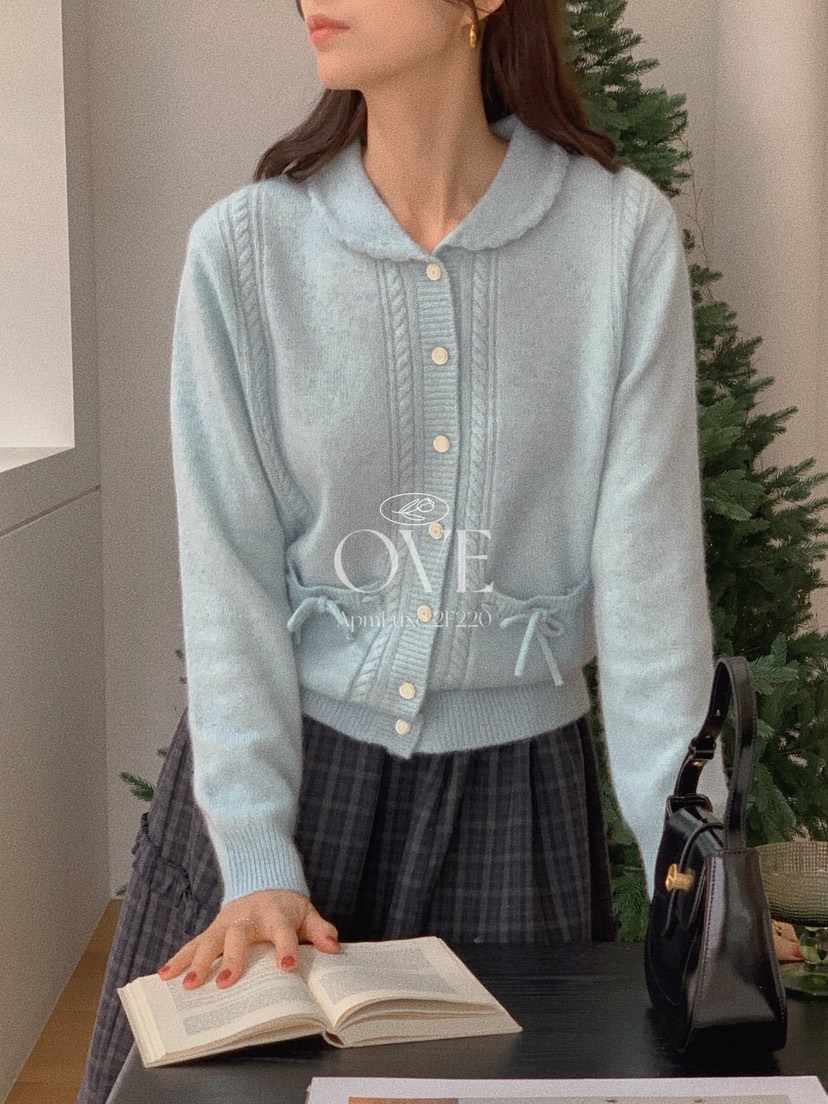 OVE東大門㊣代購女裝新品人氣熱賣職業休閑真品25秋冬針織衫開衫OVE針織衫