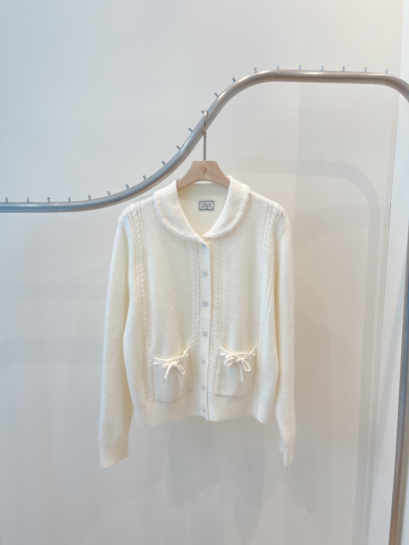 OVE東大門㊣代購女裝新品人氣熱賣職業休閑真品25秋冬針織衫開衫OVE針織衫圖色1