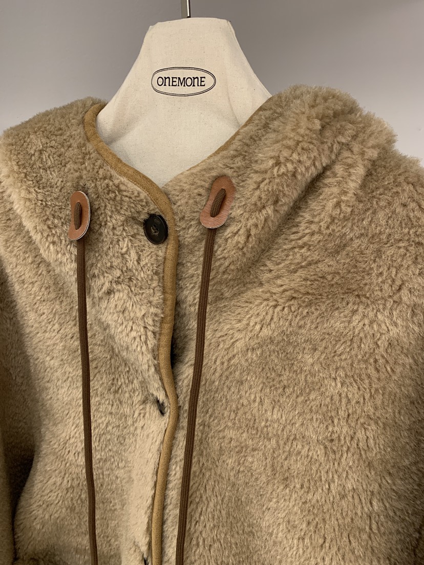 ONE MONE韓國直郵㊣女士新款休閑職業時尚人氣25秋冬中長款大衣ONE MONE中長款大衣