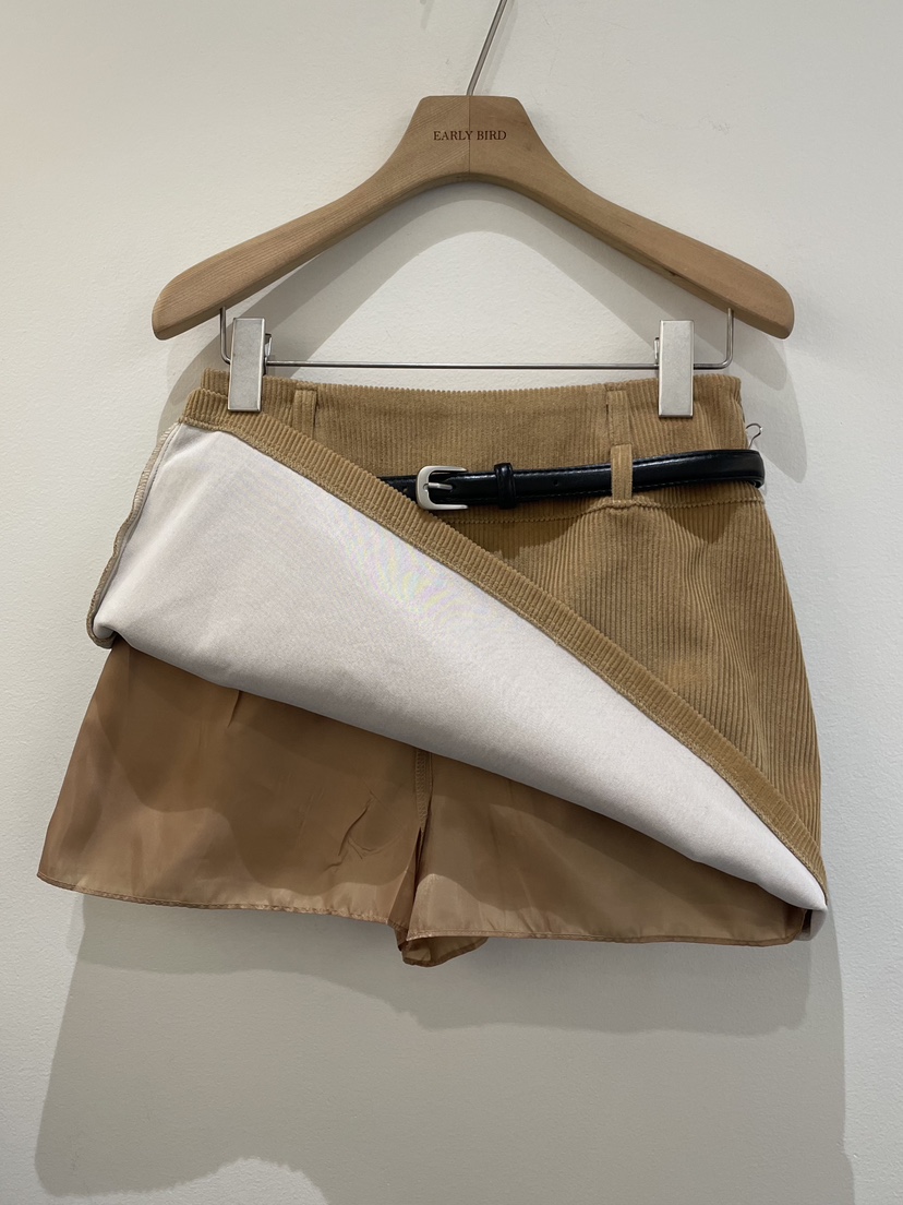 OBSESS東大門㊣直郵女士新品職業人氣25秋冬時尚裙褲含腰帶OBSESS/EARLY BIRD裙褲