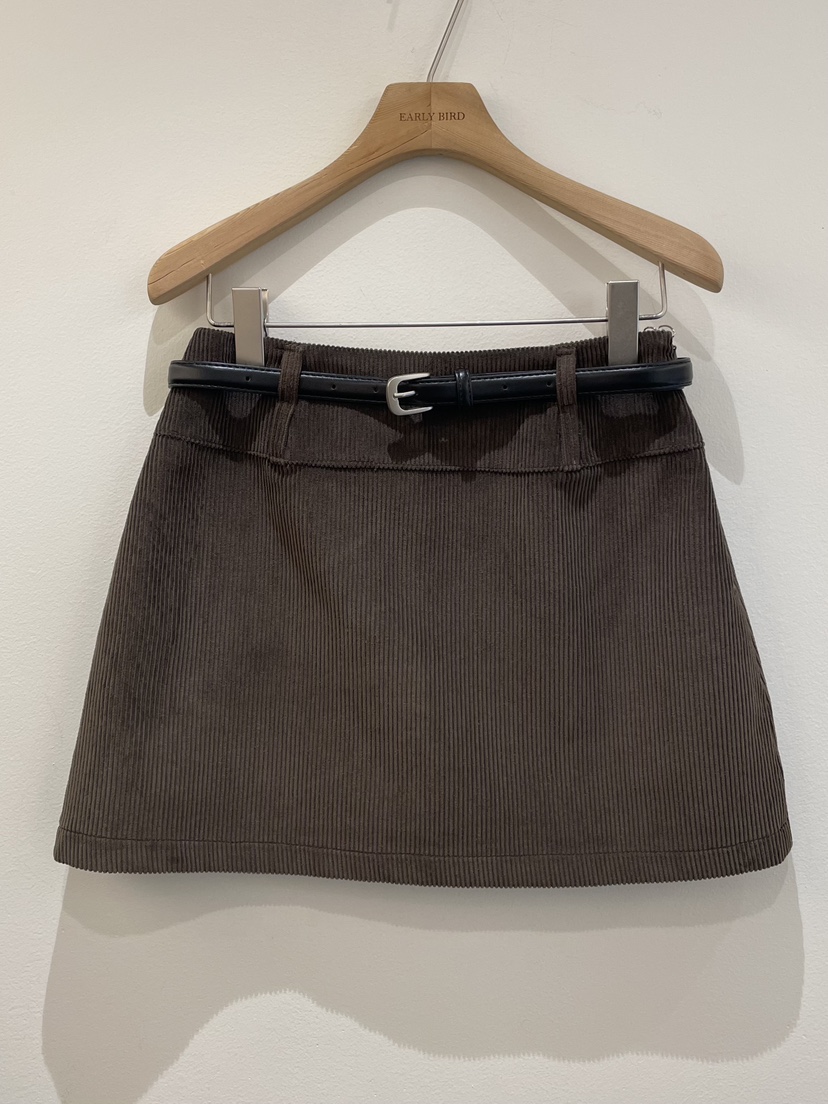 OBSESS東大門㊣直郵女士新品職業人氣25秋冬時尚裙褲含腰帶OBSESS/EARLY BIRD裙褲圖色2