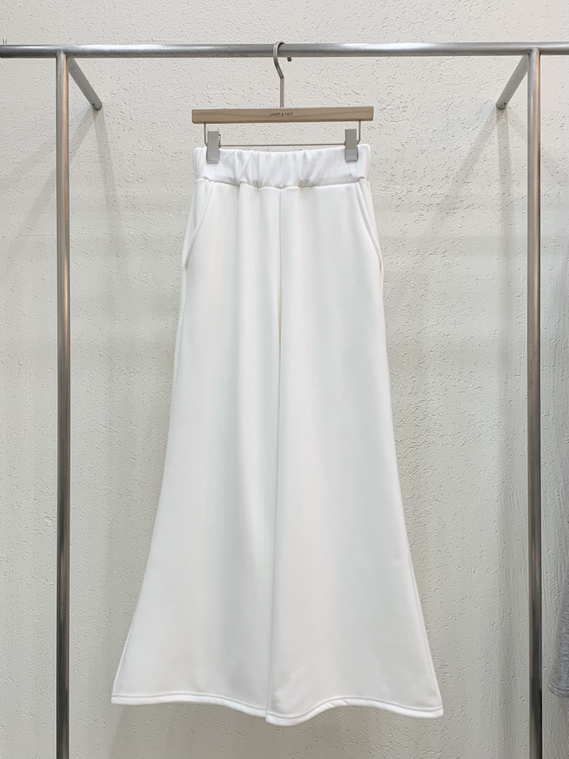 LIGHT AND SALT東大門㊣代購女士新品人氣休閑褲闊腿褲貂皮LIGHT AND SALT休閑褲圖色1