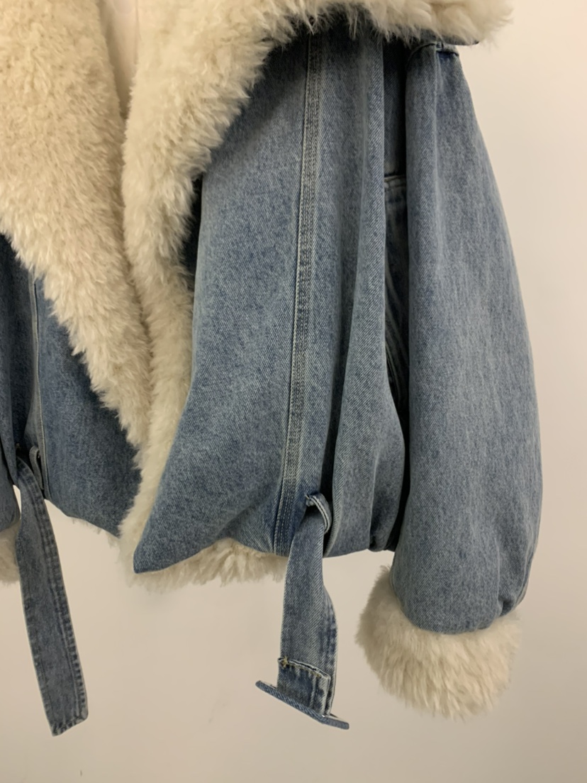 UNDER KEY東大門㊣實拍女裝新品25秋冬短款羽絨服羊毛鴨絨UNDER KEY短款羽絨服