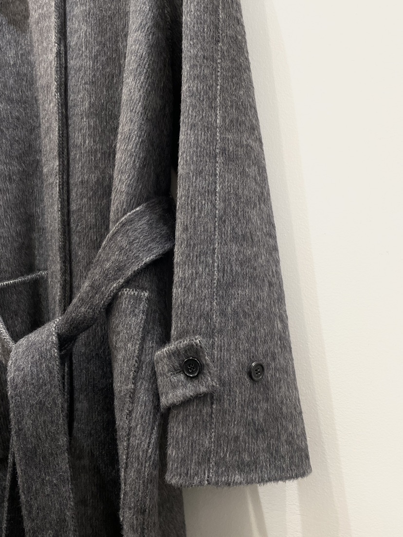 OBSESS東大門㊣代購女裝新品25秋冬人氣推薦中長款大衣含腰帶OBSESS/EARLY BIRD中長款大衣