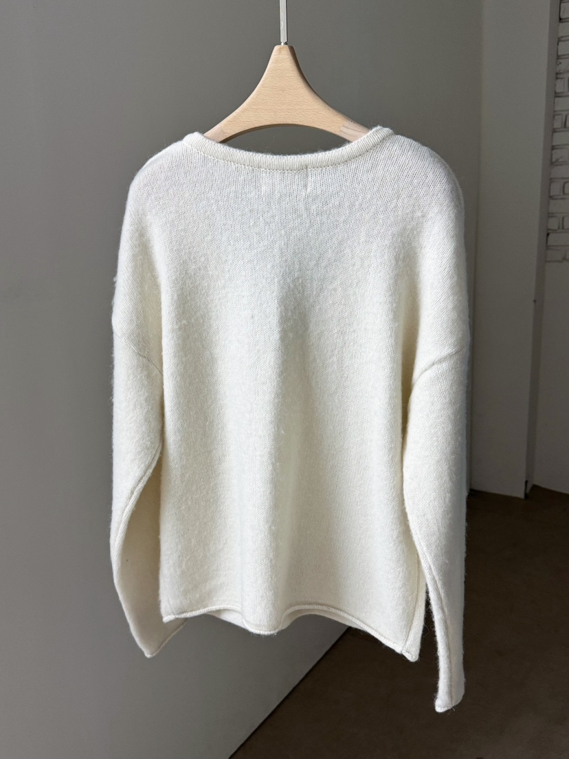 LOWBURN東大門㊣實拍女裝新款休閑職業推薦時尚人氣毛衣V領LOWBURN毛衣