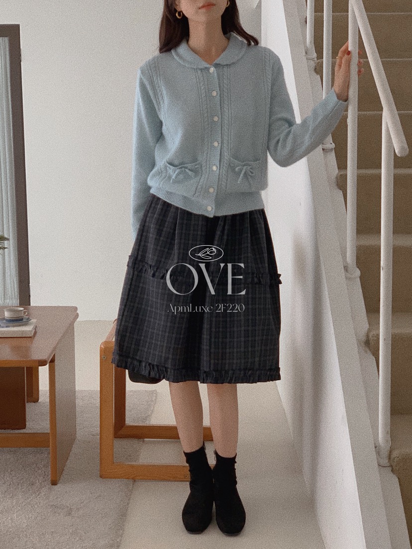 OVE東大門㊣直郵女士新款推薦人氣熱賣真品25秋冬半身裙中短裙OVE半身裙/中短裙