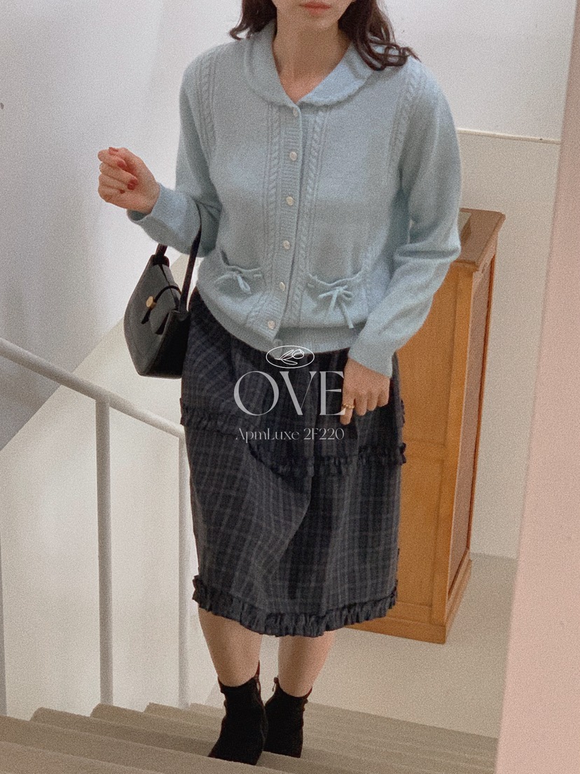 OVE東大門㊣直郵女士新款推薦人氣熱賣真品25秋冬半身裙中短裙OVE半身裙/中短裙