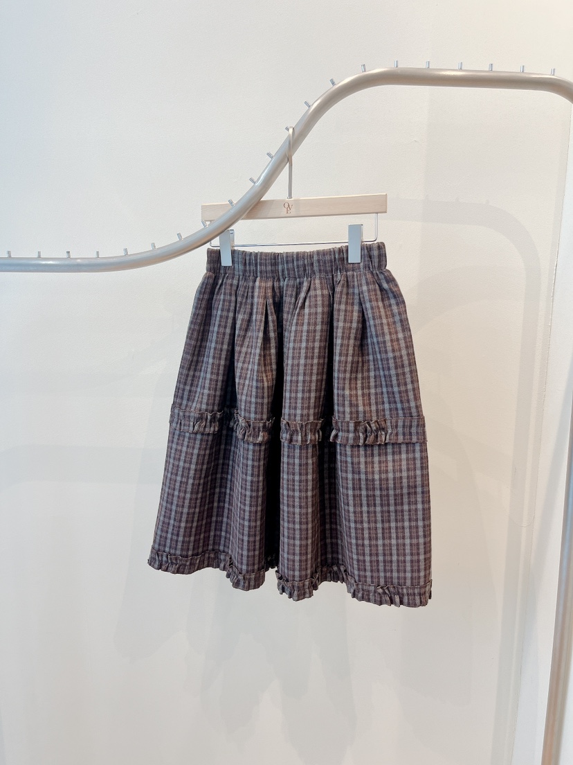 OVE東大門㊣直郵女士新款推薦人氣熱賣真品25秋冬半身裙中短裙OVE半身裙/中短裙圖色2