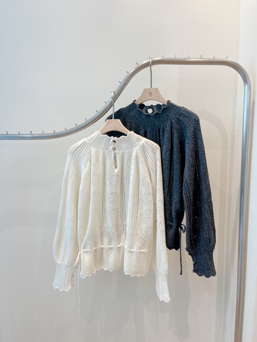 OVE東大門㊣實拍女裝新品職業推薦25秋冬真品熱賣休閑針織衫OVE針織衫