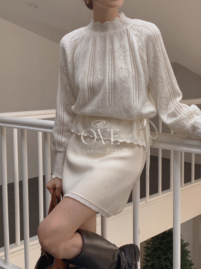 OVE東大門㊣實拍女裝新品職業推薦25秋冬真品熱賣休閑針織衫OVE針織衫