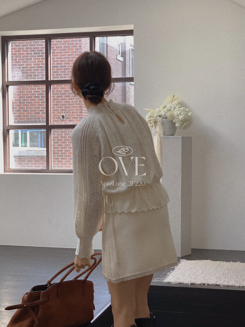 OVE東大門㊣實拍女裝新品職業推薦25秋冬真品熱賣休閑針織衫OVE針織衫