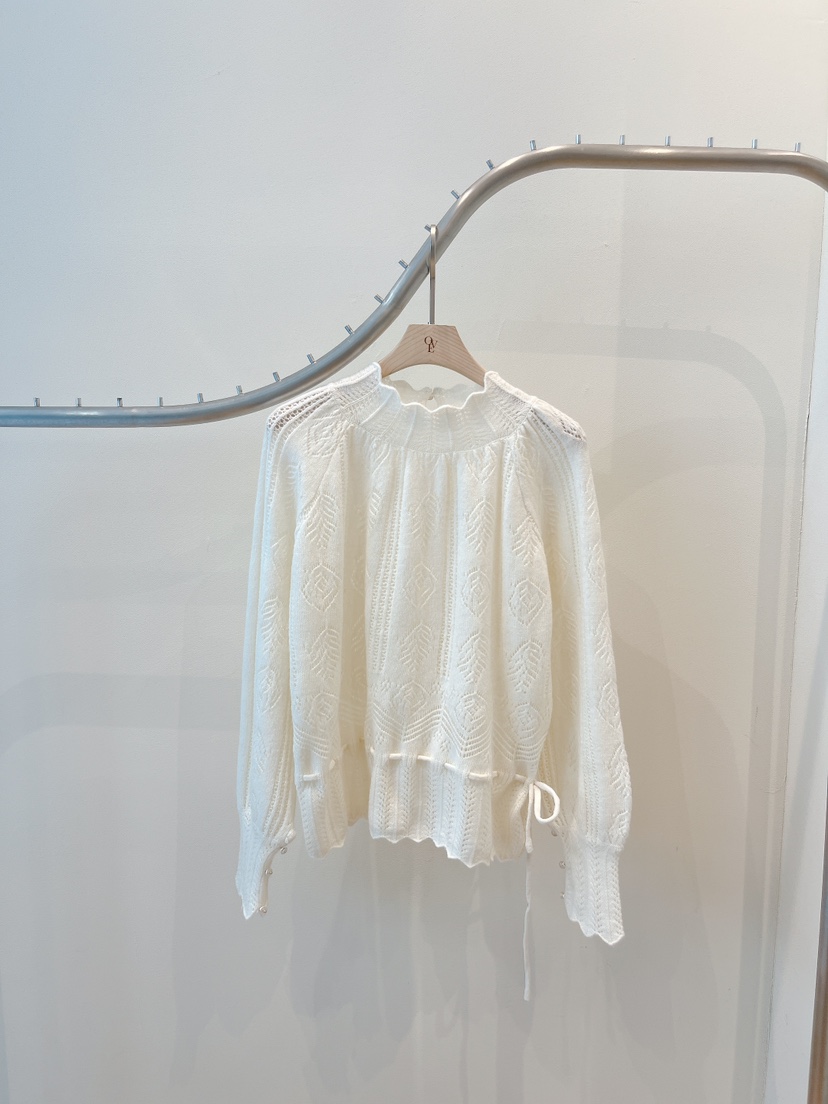 OVE東大門㊣實拍女裝新品職業推薦25秋冬真品熱賣休閑針織衫OVE針織衫圖色1