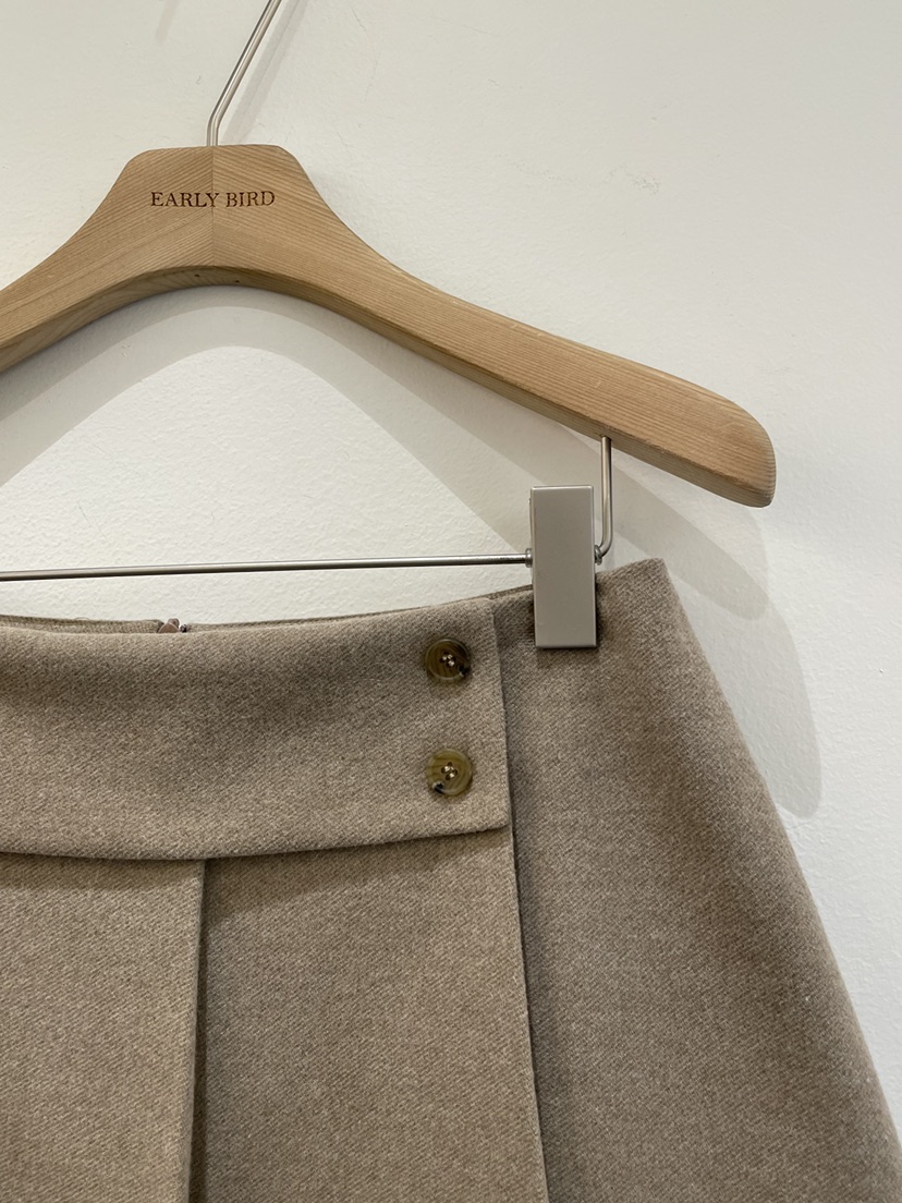 OBSESS東大門㊣代購女裝新品時尚人氣25秋冬職業推薦短裙羊毛OBSESS/EARLY BIRD短裙