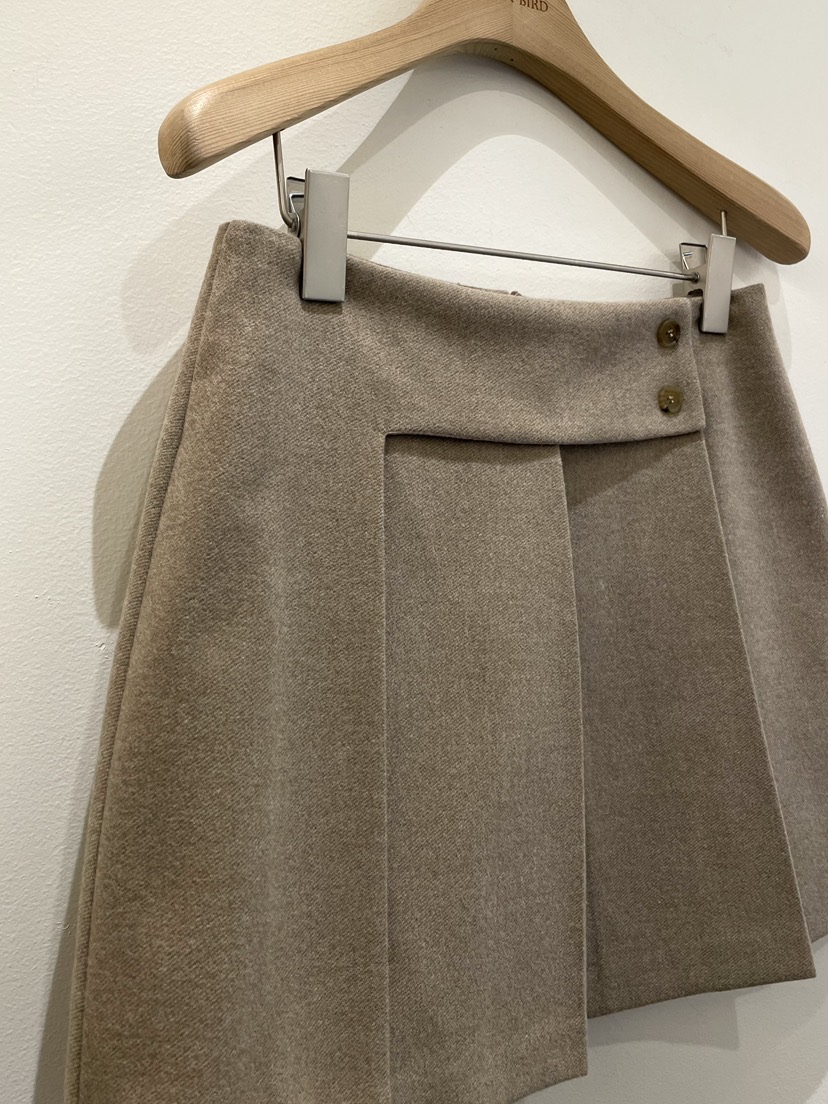 OBSESS東大門㊣代購女裝新品時尚人氣25秋冬職業推薦短裙羊毛OBSESS/EARLY BIRD短裙