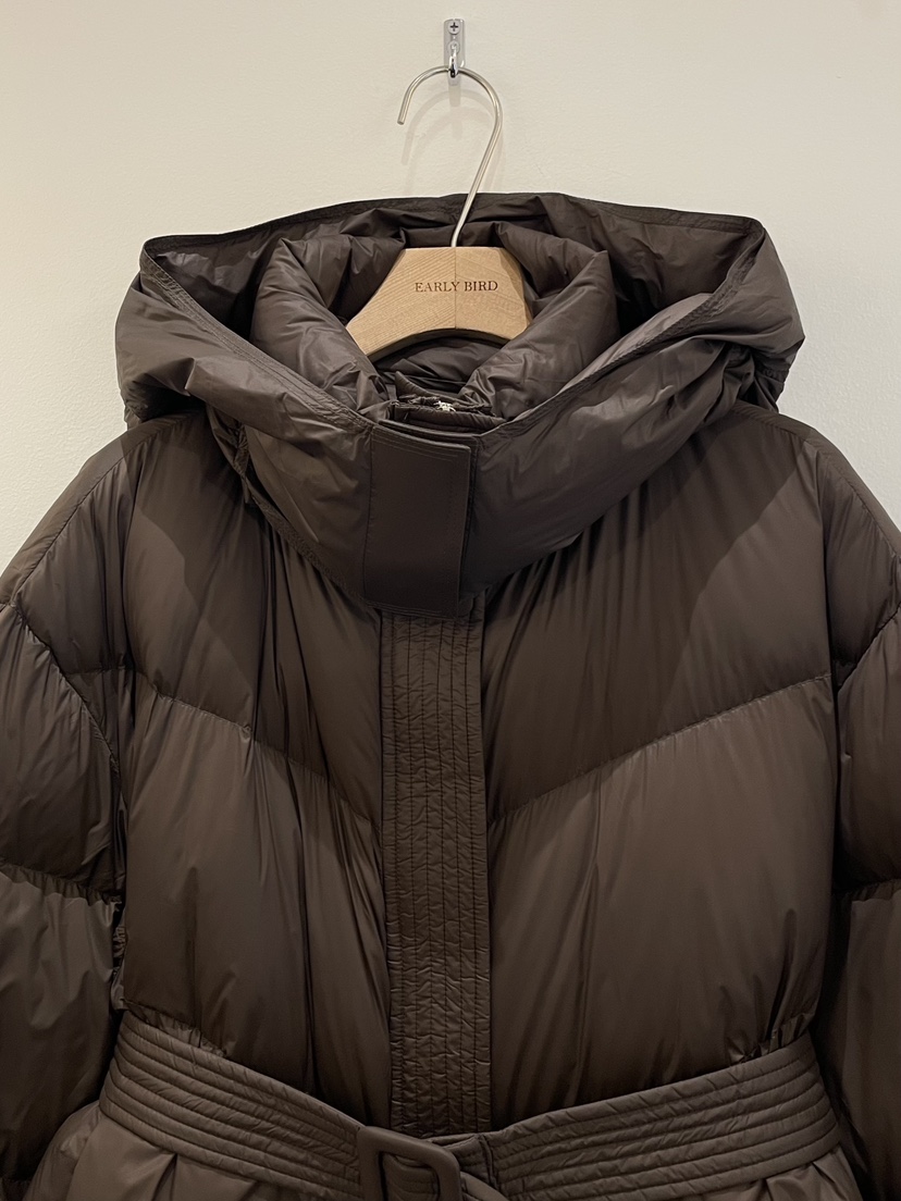 OBSESS韓國直郵㊣女士新款人氣真品推薦長款羽絨服含腰帶鴨絨OBSESS/EARLY BIRD長款羽絨服