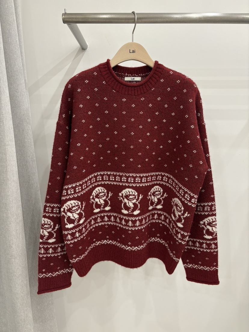 LAI東大門㊣實拍女士新款25秋冬職業休閑推薦真品時尚針織衫Lai針織衫圖色1