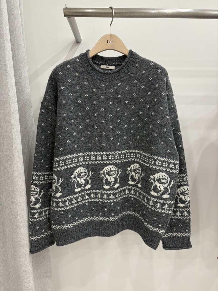 LAI東大門㊣實拍女士新款25秋冬職業休閑推薦真品時尚針織衫Lai針織衫圖色2