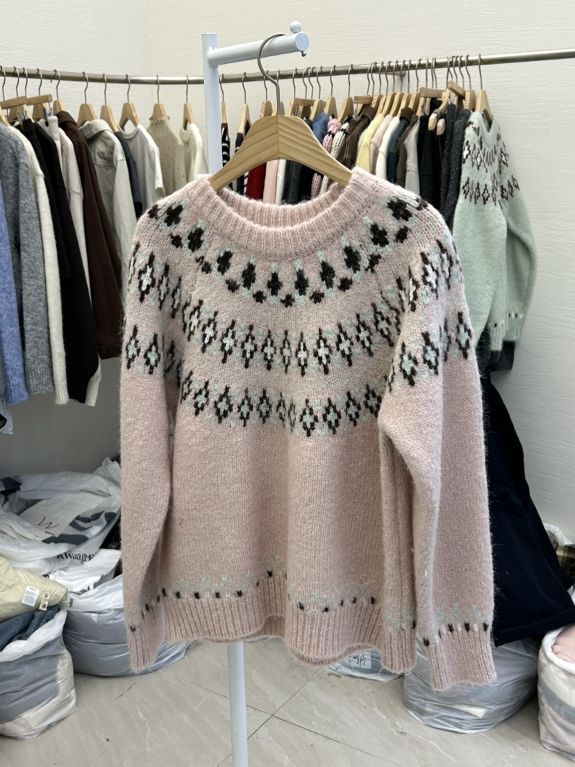 MILK TEA東大門㊣實拍女士新品熱賣職業推薦25秋冬時尚針織衫MILK TEA針織衫圖色2