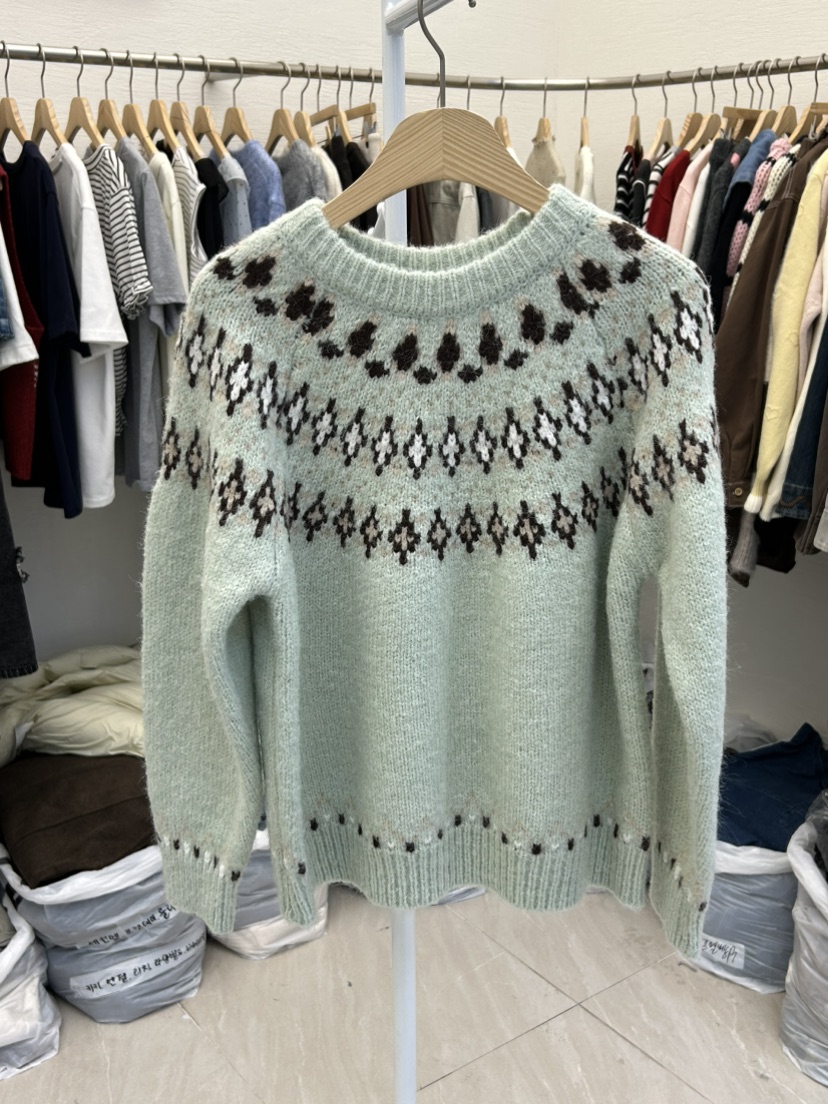 MILK TEA東大門㊣實拍女士新品熱賣職業推薦25秋冬時尚針織衫MILK TEA針織衫圖色3