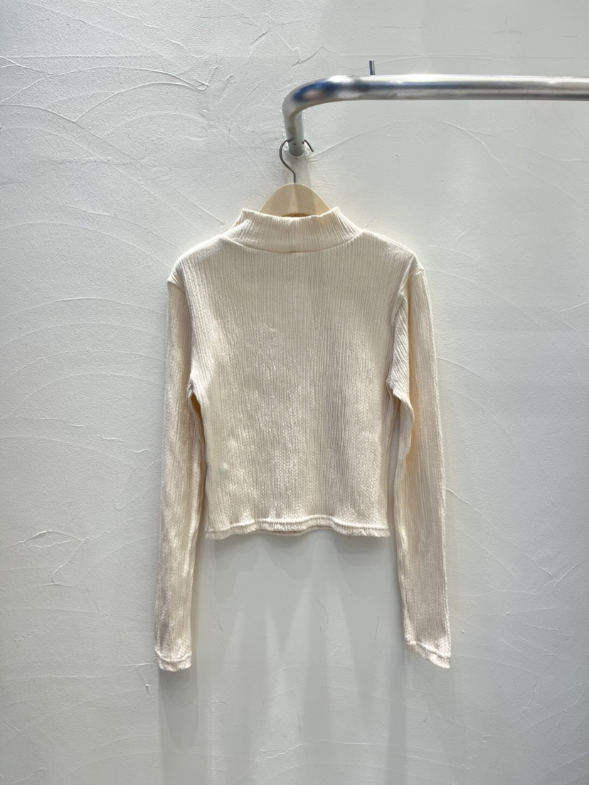 BOLD東大門㊣實拍女裝新品人氣25秋冬真品熱賣職業長袖T恤褶皺BOLD長袖T恤