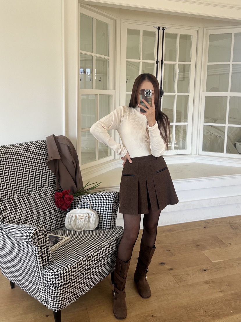 BOLD東大門㊣實拍女裝新品人氣25秋冬真品熱賣職業長袖T恤褶皺BOLD長袖T恤