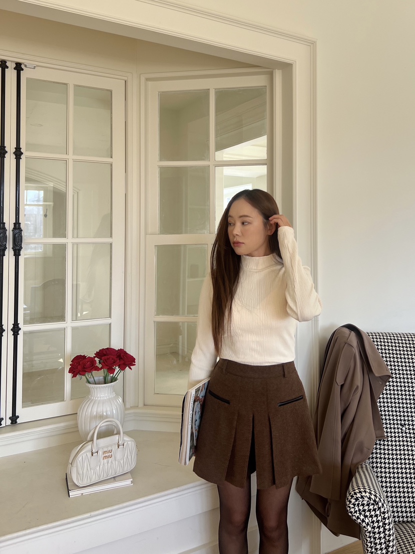 BOLD東大門㊣實拍女裝新品人氣25秋冬真品熱賣職業長袖T恤褶皺BOLD長袖T恤