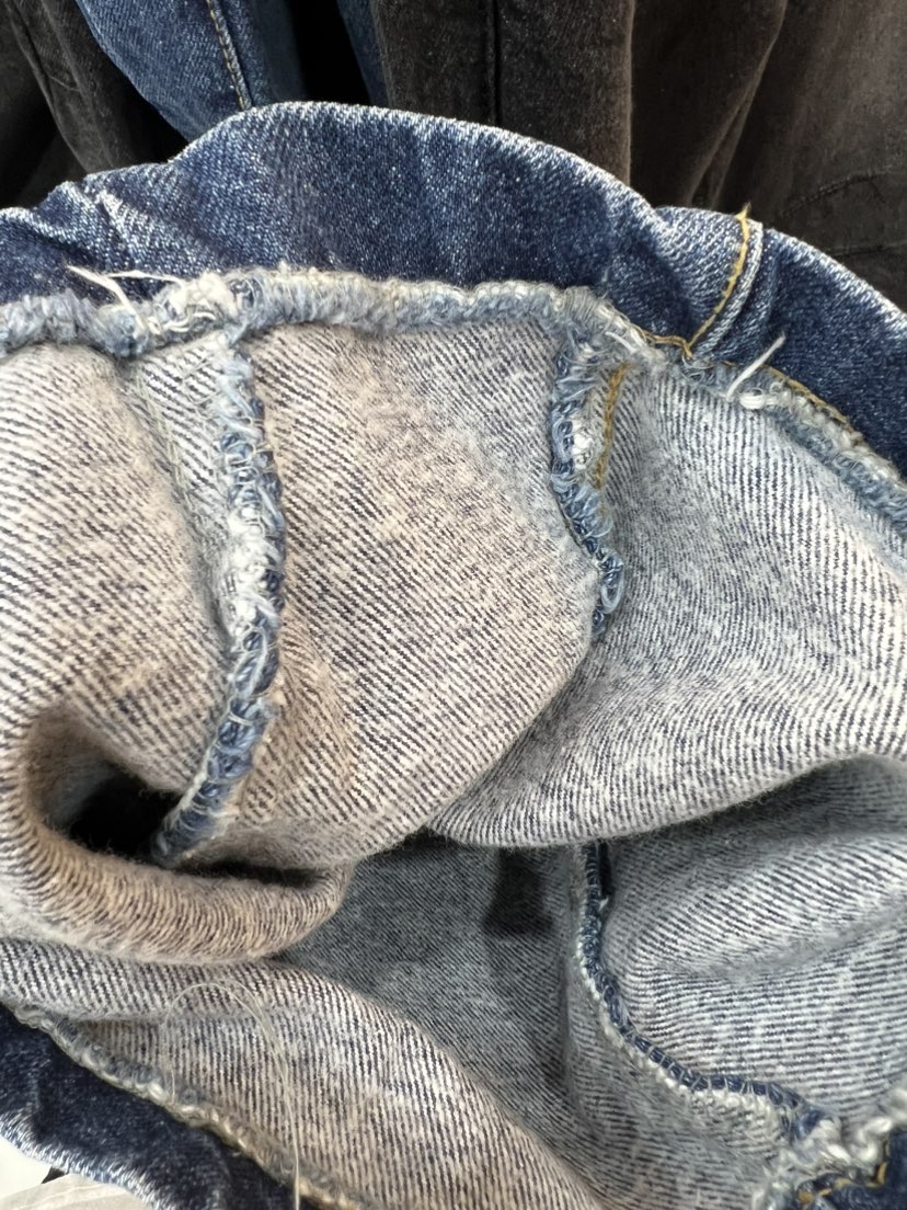 ITZEL韓國代購㊣女士新款25秋冬人氣時尚推薦休閑牛仔褲拉絨ITZEL牛仔褲