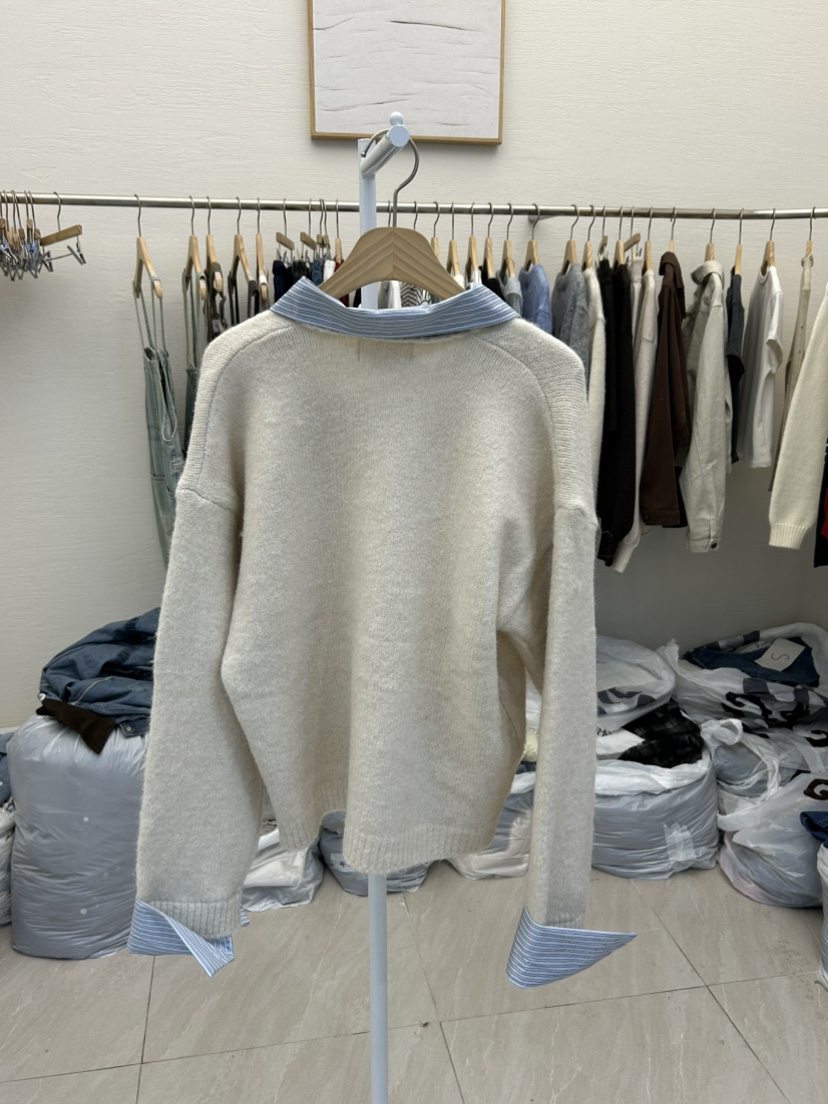 MILK TEA東大門㊣直郵女裝新品推薦人氣25秋冬熱賣休閑針織衫MILK TEA針織衫