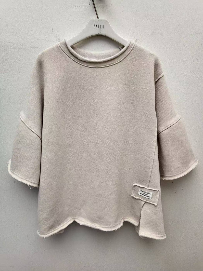 ZACCU韓國代購㊣女裝新品時尚推薦人氣真品休閑25秋冬T恤加絨ZACCUT恤圖色1