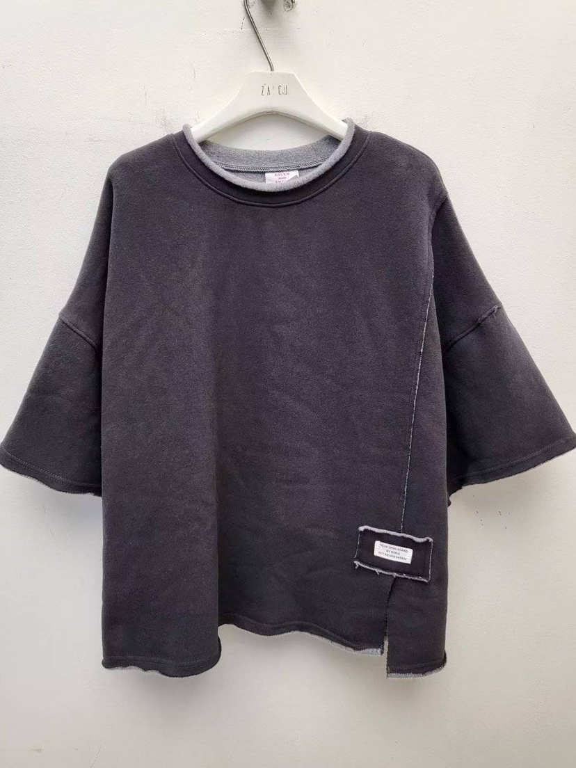 ZACCU韓國代購㊣女裝新品時尚推薦人氣真品休閑25秋冬T恤加絨ZACCUT恤圖色3