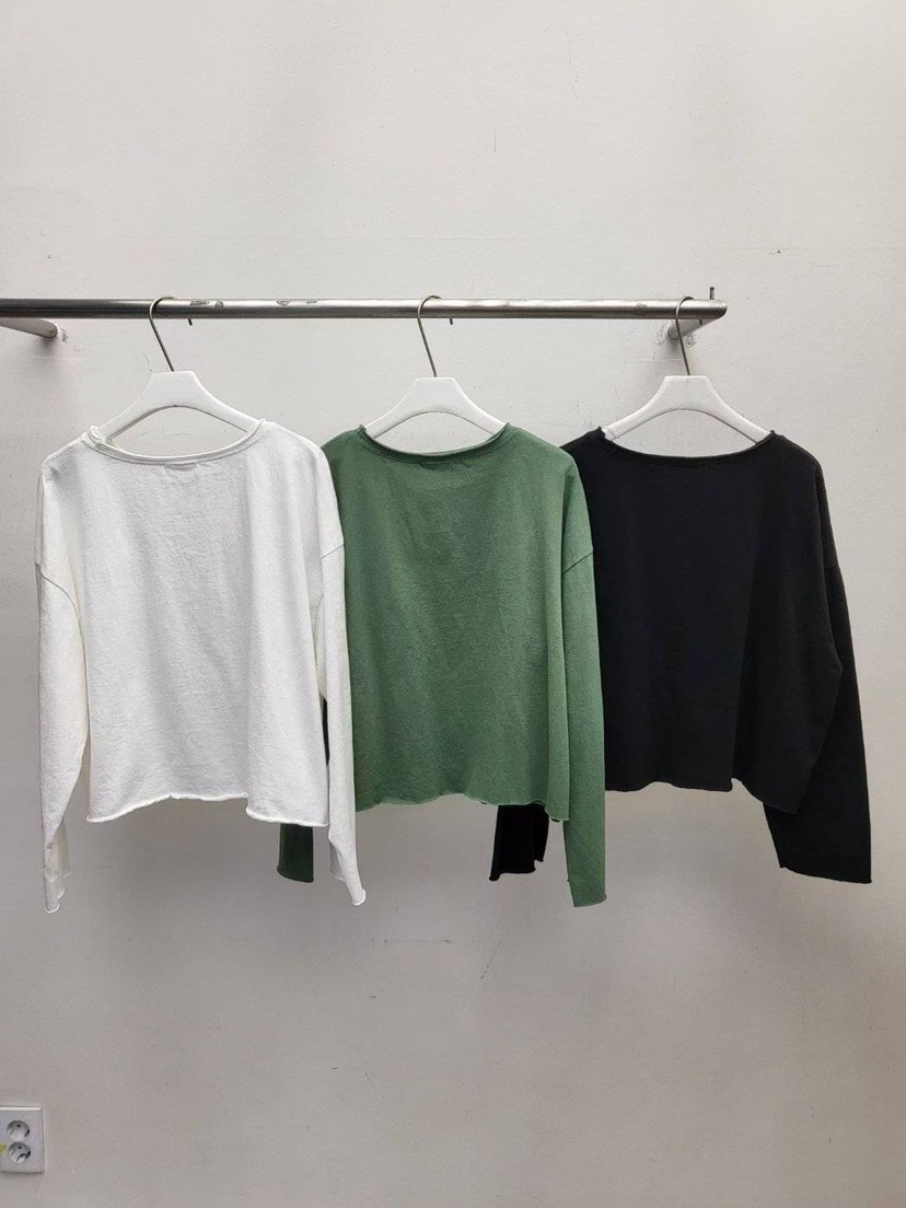 ZACCU東大門㊣直郵女裝新品熱賣休閑推薦25秋冬時尚長袖T恤ZACCU長袖T恤