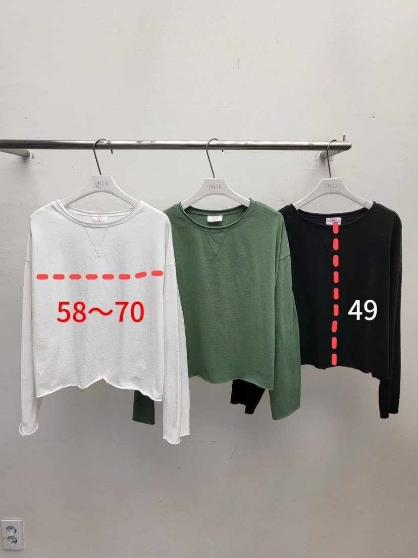 ZACCU東大門㊣直郵女裝新品熱賣休閑推薦25秋冬時尚長袖T恤ZACCU長袖T恤