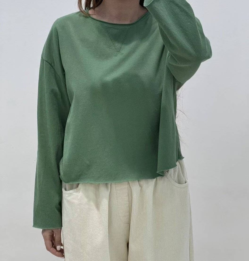 ZACCU東大門㊣直郵女裝新品熱賣休閑推薦25秋冬時尚長袖T恤ZACCU長袖T恤