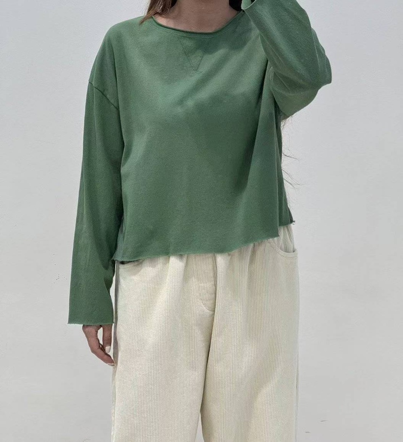 ZACCU東大門㊣直郵女裝新品熱賣休閑推薦25秋冬時尚長袖T恤ZACCU長袖T恤