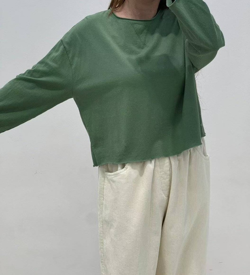 ZACCU東大門㊣直郵女裝新品熱賣休閑推薦25秋冬時尚長袖T恤ZACCU長袖T恤