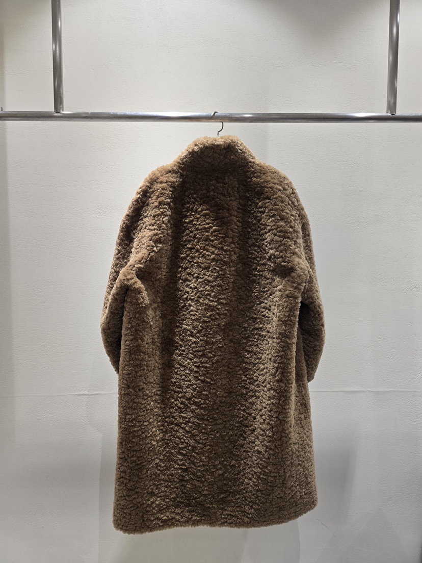 LIKEVAM東大門㊣代購女士新品真品時尚人氣職業中長款大衣羊皮LIKEVAM中長款大衣