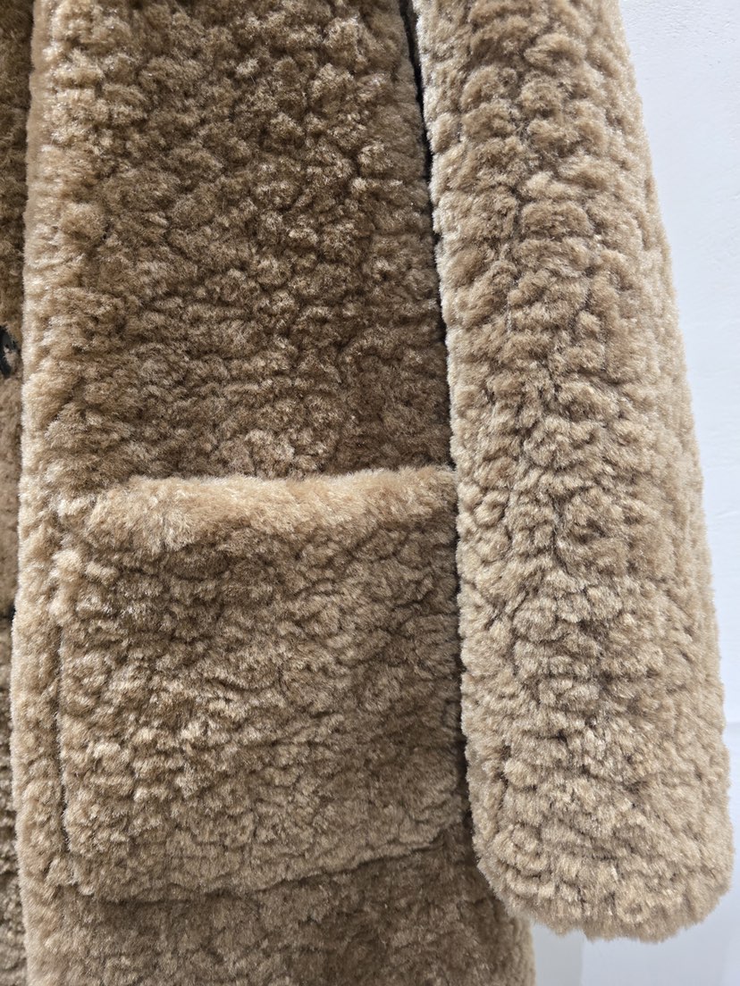 LIKEVAM東大門㊣代購女士新品真品時尚人氣職業中長款大衣羊皮LIKEVAM中長款大衣