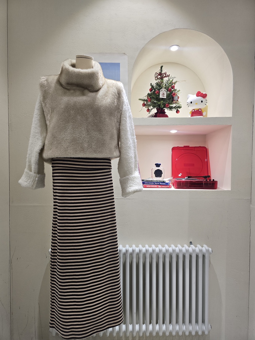 LIKEVAM韓國直郵㊣女裝新品時尚休閑職業推薦25秋冬吊帶背心貂皮LIKEVAM吊帶/背心