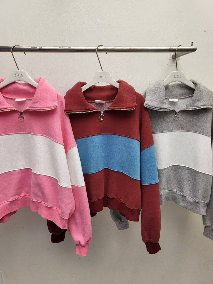 ZACCU東大門㊣實拍女裝新款時尚推薦真品休閑熱賣25秋冬衛衣加絨ZACCU衛衣