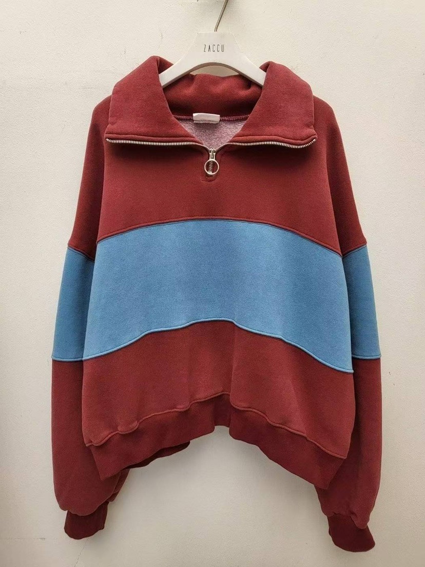 ZACCU東大門㊣實拍女裝新款時尚推薦真品休閑熱賣25秋冬衛衣加絨ZACCU衛衣圖色1