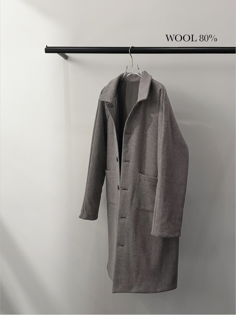 BLISS韓國代購㊣女士新品25秋冬人氣熱賣職業中長款大衣雙面BLISS中長款大衣