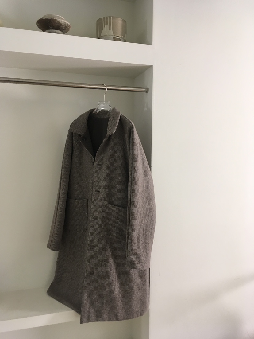 BLISS韓國代購㊣女士新品25秋冬人氣熱賣職業中長款大衣雙面BLISS中長款大衣