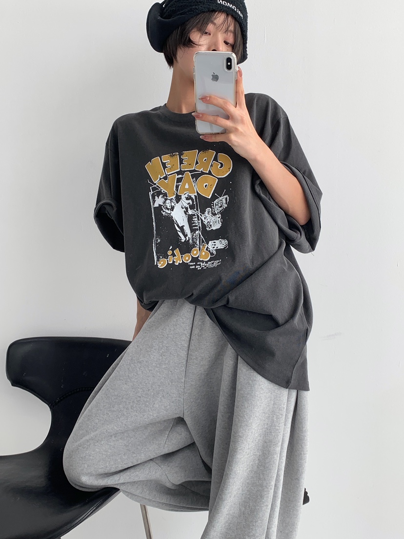 ANGLOG BEIGE東大門㊣實拍女裝新品時尚職業真品25秋冬T恤ANGLOG BEIGET恤